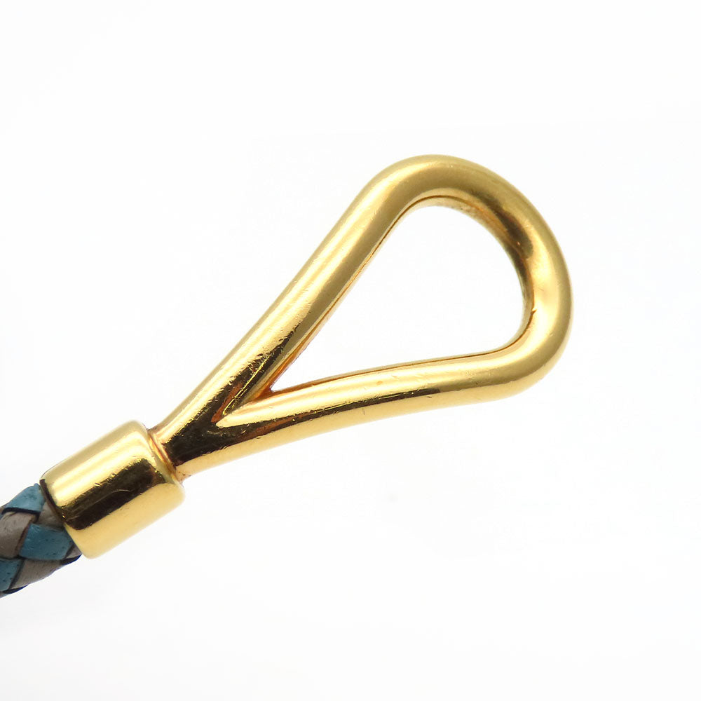 HERMES bracelet Metal, Leather blue Jumbo bless unisex(Unisex) Used Authentic