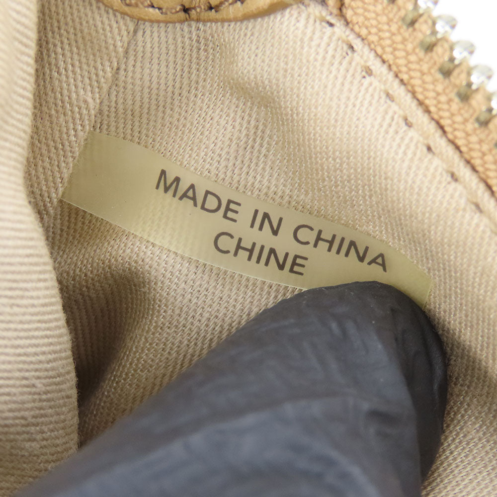 COACH Shoulder Bag leather beige Women Used Authentic