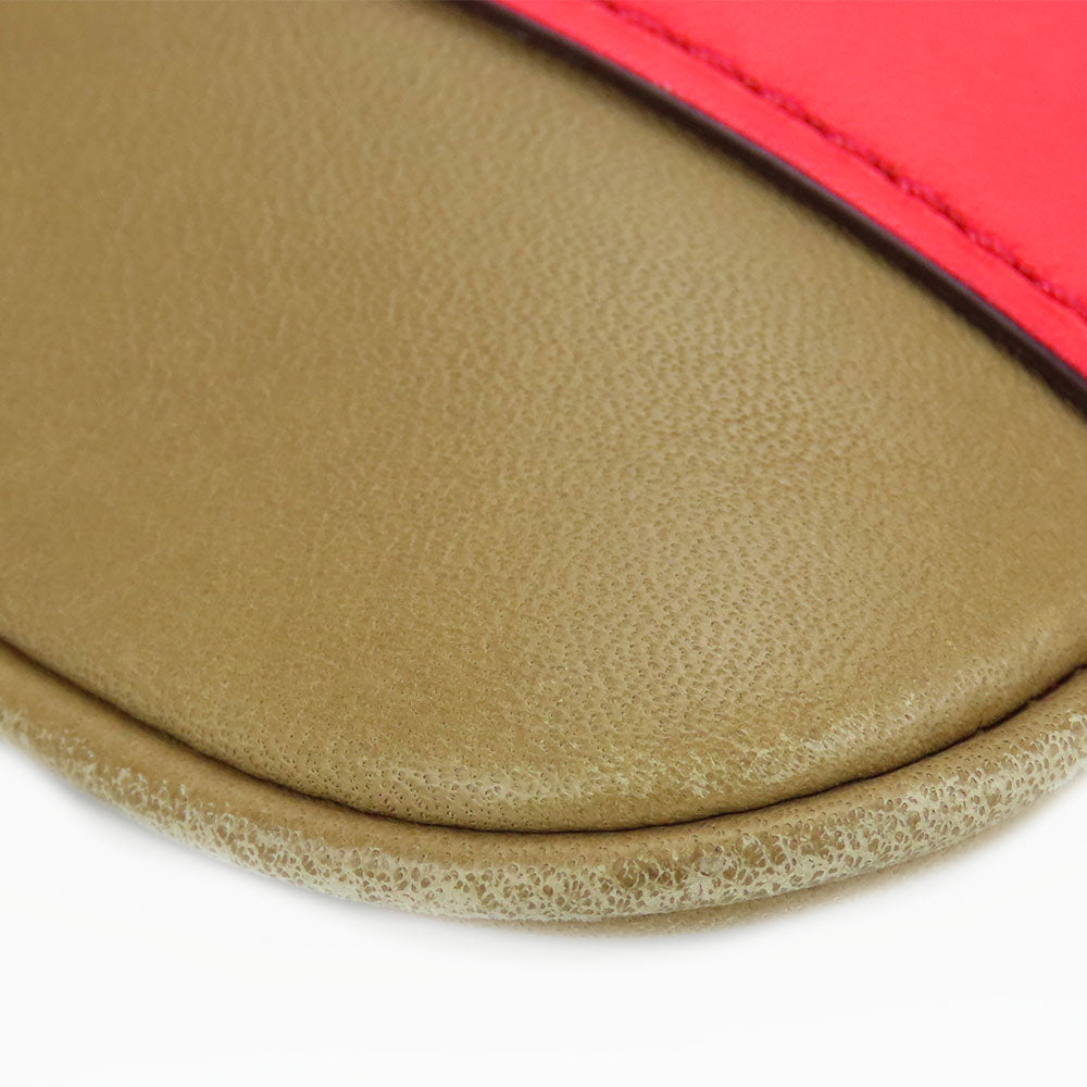 COACH Shoulder Bag leather beige Women Used Authentic