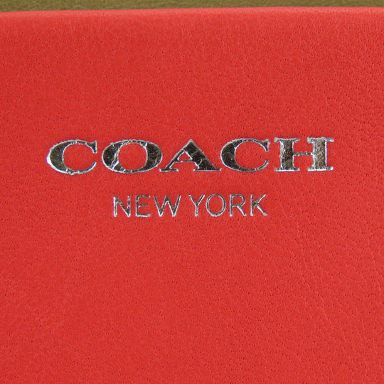 COACH Shoulder Bag leather beige Women Used Authentic