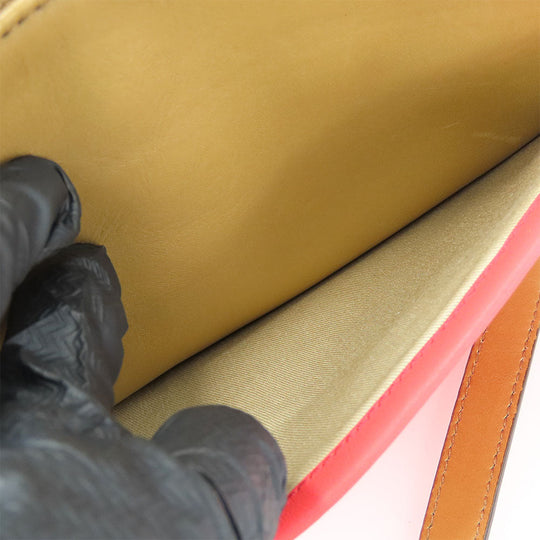 COACH Shoulder Bag leather beige Women Used Authentic