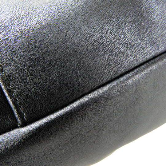 COACH Tote Bag F17571 leather black Women Used Authentic