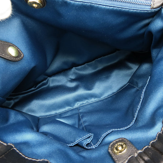 COACH Tote Bag F17571 leather black Women Used Authentic