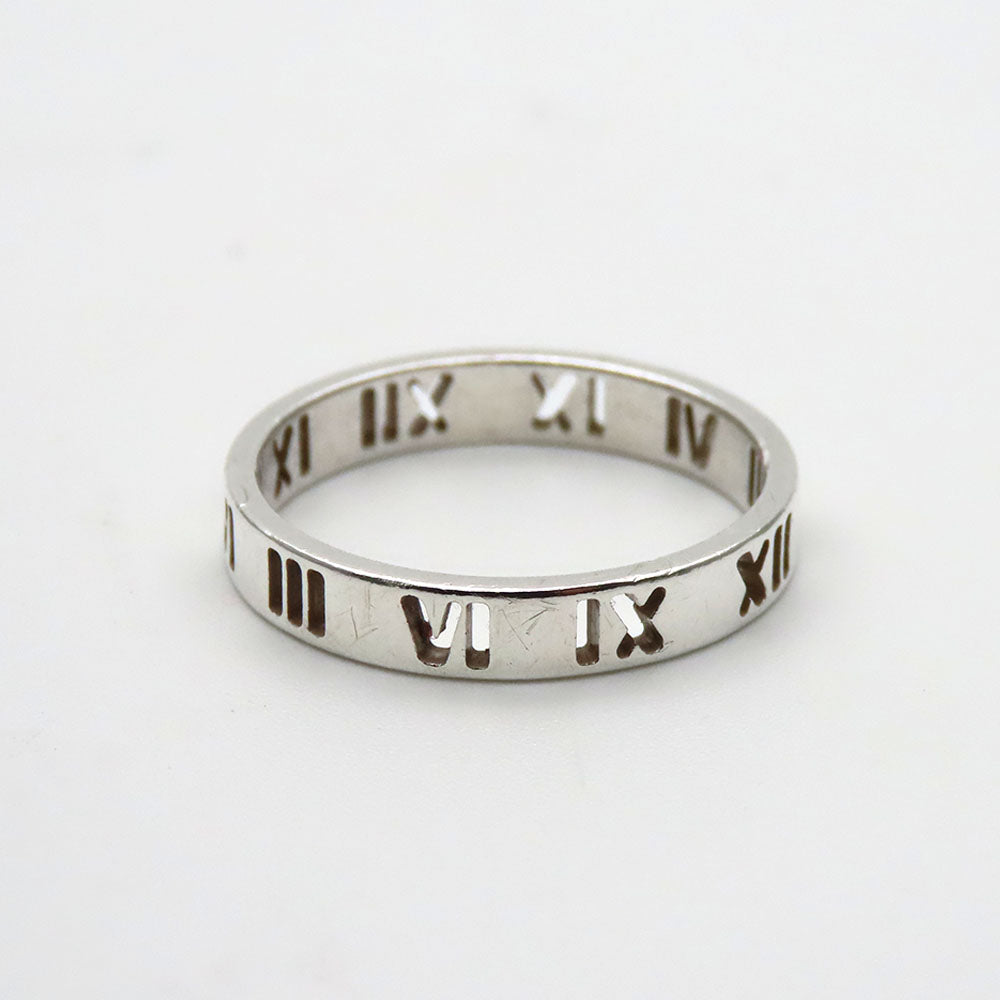 TIFFANY&Co. Ring Silver925 Silver Atlas Women Used Authentic