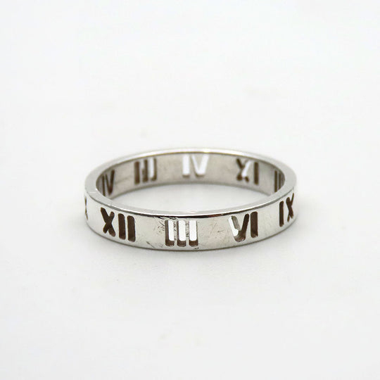 TIFFANY&Co. Ring Silver925 Silver Atlas Women Used Authentic
