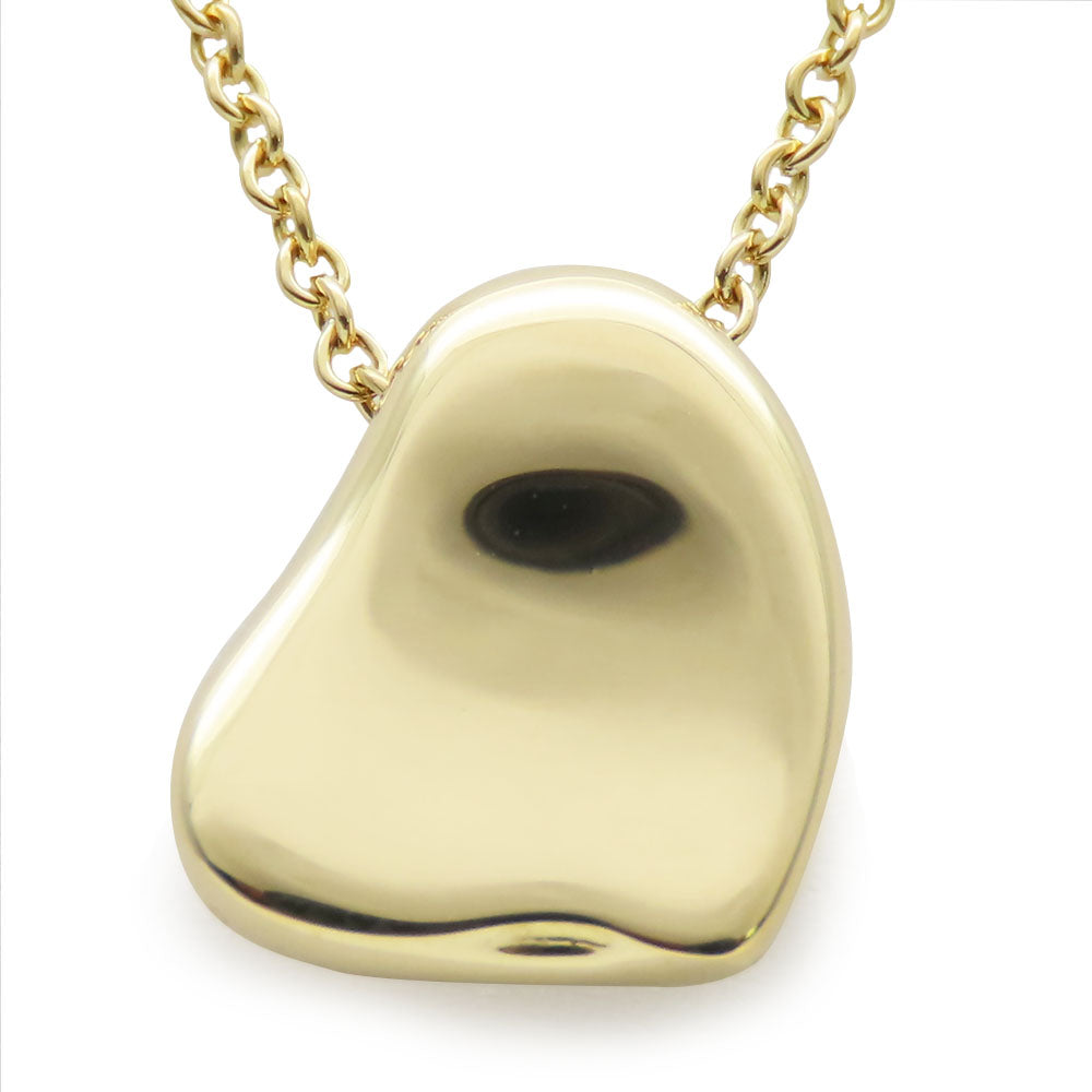 TIFFANY&Co. Necklace K18 yellow gold Yellow Gold Full heart Women Used Authentic
