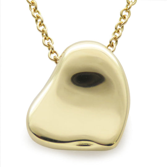 TIFFANY&Co. Necklace K18 yellow gold Yellow Gold Full heart Women Used Authentic