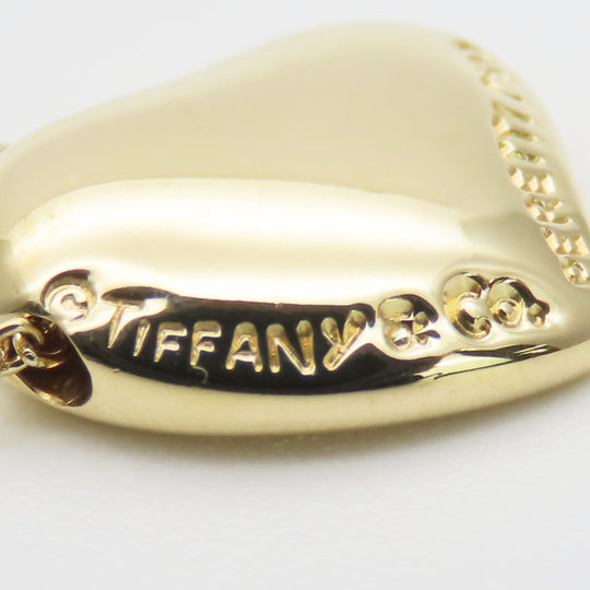 TIFFANY&Co. Necklace K18 yellow gold Yellow Gold Full heart Women Used Authentic
