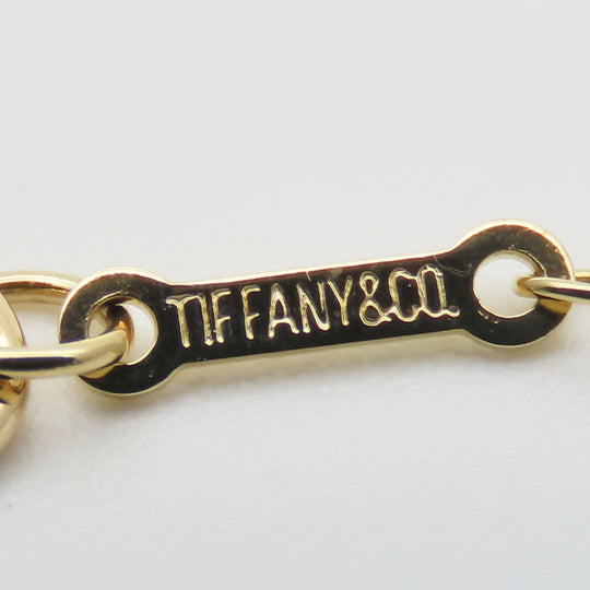 TIFFANY&Co. Necklace K18 yellow gold Yellow Gold Full heart Women Used Authentic