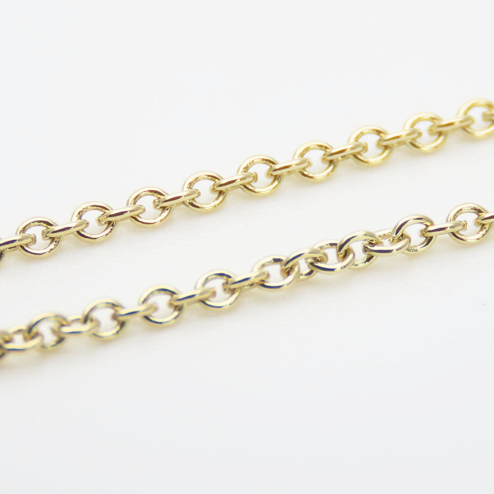 TIFFANY&Co. Necklace K18 yellow gold Yellow Gold 2 Carat Facet Women Used Authentic