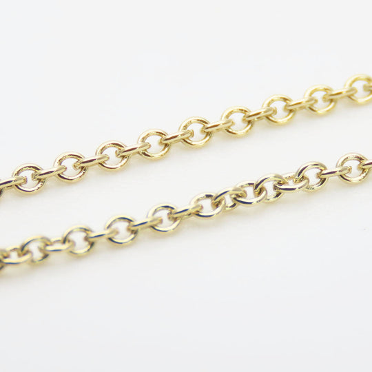 TIFFANY&Co. Necklace K18 yellow gold Yellow Gold 2 Carat Facet Women Used Authentic