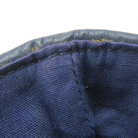 HERMES Tote Bag Leather, Polyester Navy Amedabadiago PM unisex(Unisex) Used Authentic