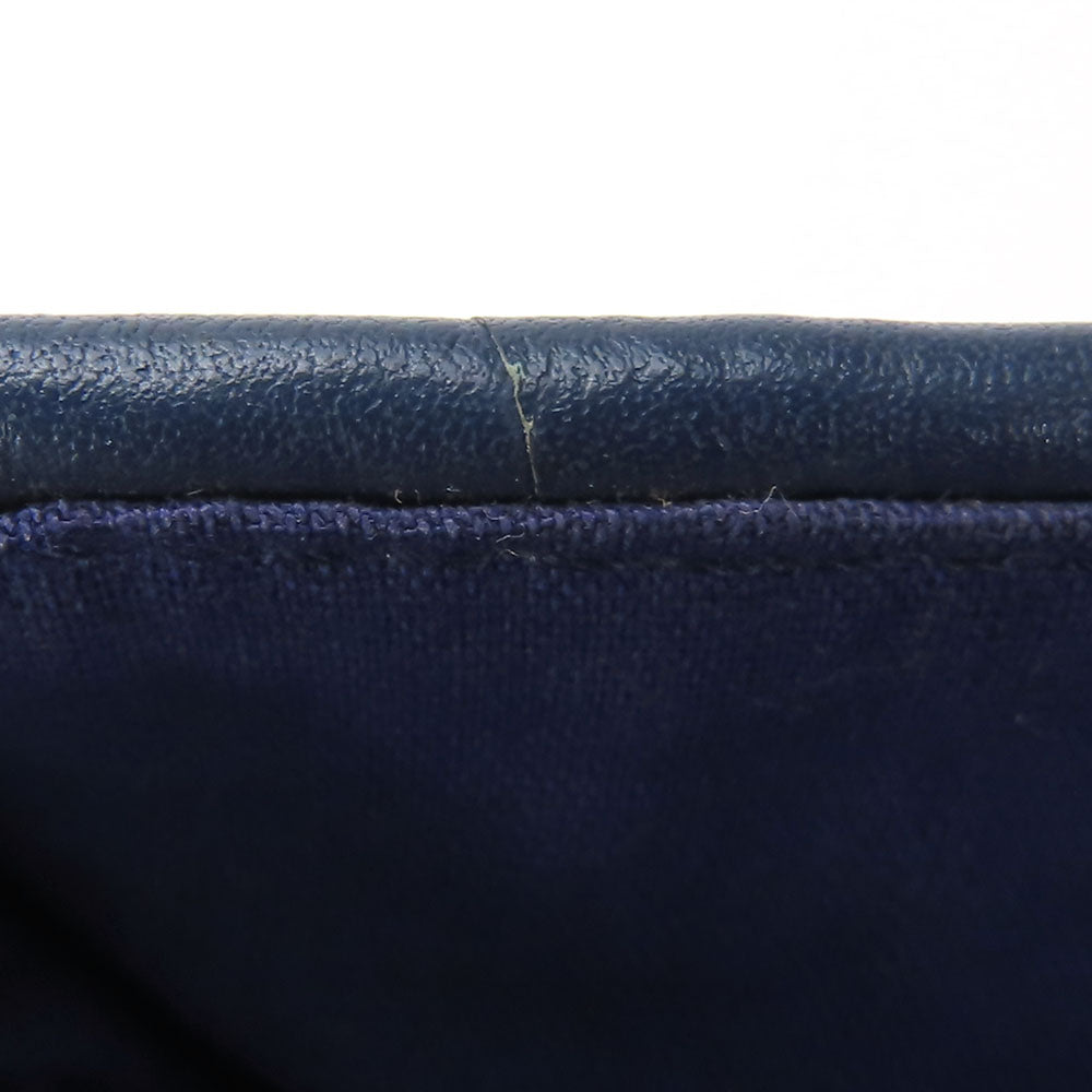 HERMES Tote Bag Leather, Polyester Navy Amedabadiago PM unisex(Unisex) Used Authentic
