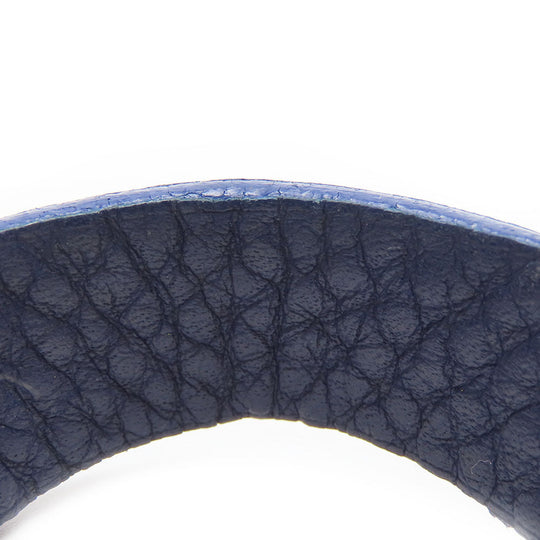 HERMES Tote Bag Leather, Polyester Navy Amedabadiago PM unisex(Unisex) Used Authentic