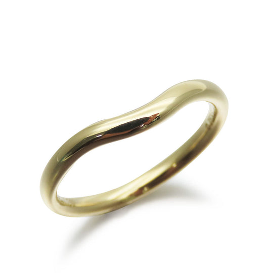 TIFFANY&Co. Ring K18 yellow gold Yellow Gold Curved banding Women Used Authentic