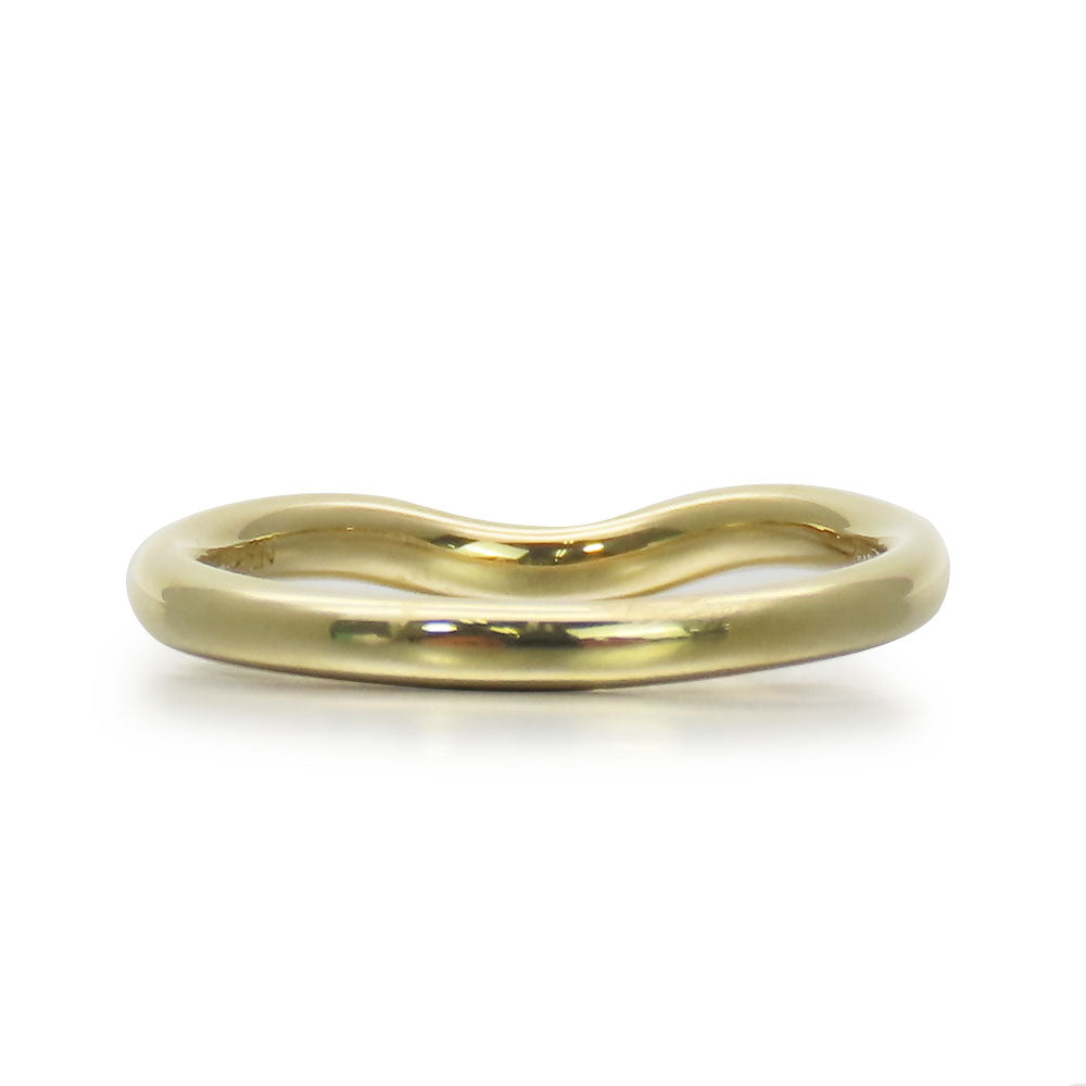 TIFFANY&Co. Ring K18 yellow gold Yellow Gold Curved banding Women Used Authentic