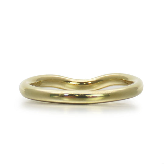 TIFFANY&Co. Ring K18 yellow gold Yellow Gold Curved banding Women Used Authentic