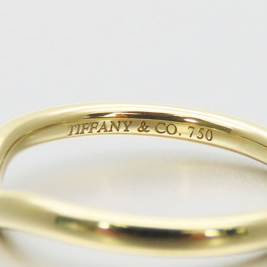 TIFFANY&Co. Ring K18 yellow gold Yellow Gold Curved banding Women Used Authentic