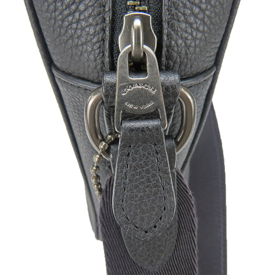 COACH Shoulder Bag 72331 leather black mens Used Authentic