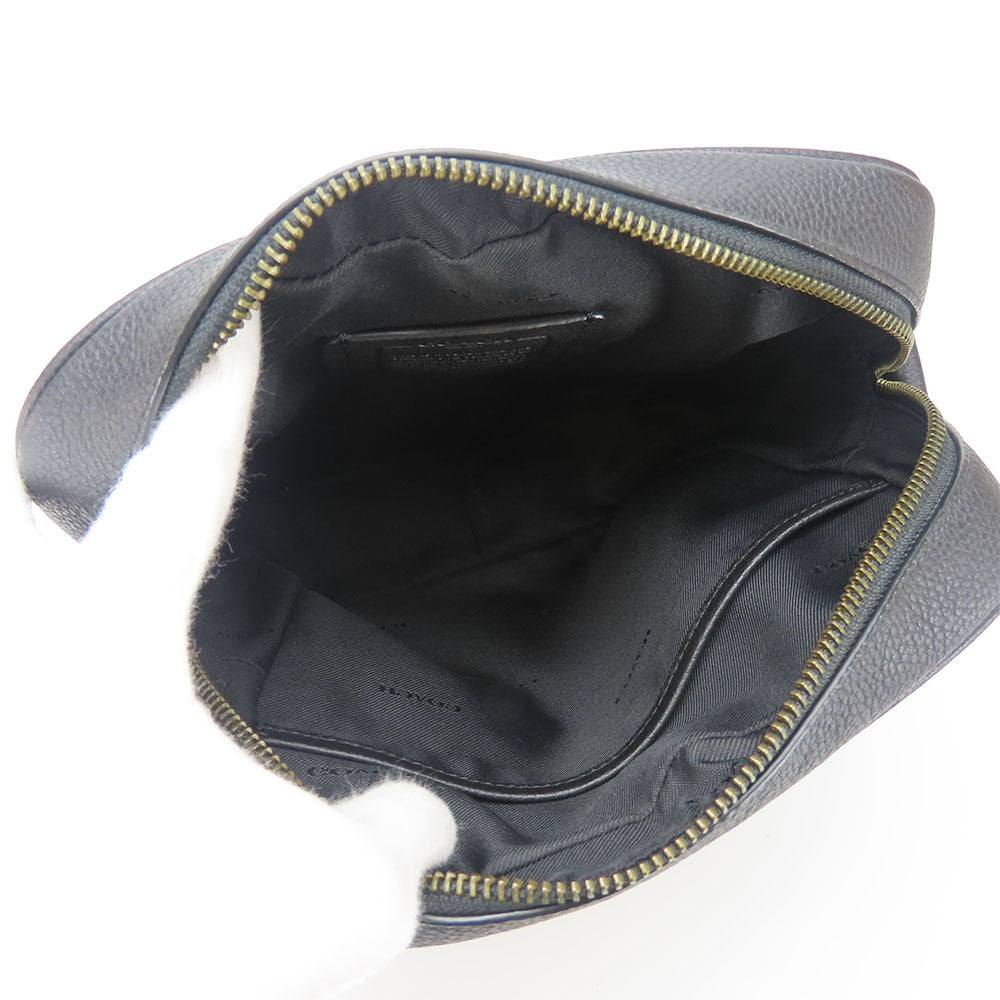 COACH Shoulder Bag 72331 leather black mens Used Authentic