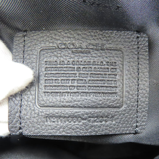 COACH Shoulder Bag 72331 leather black mens Used Authentic