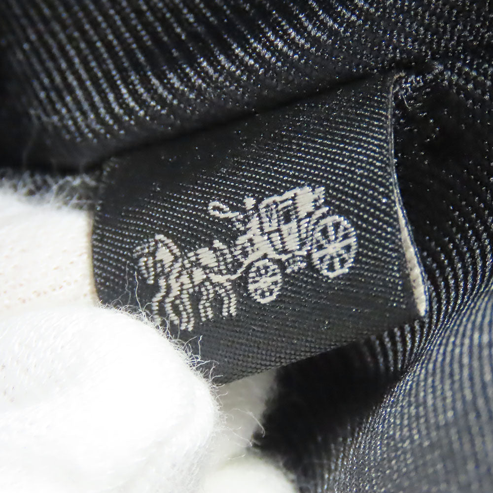 COACH Shoulder Bag 72331 leather black mens Used Authentic