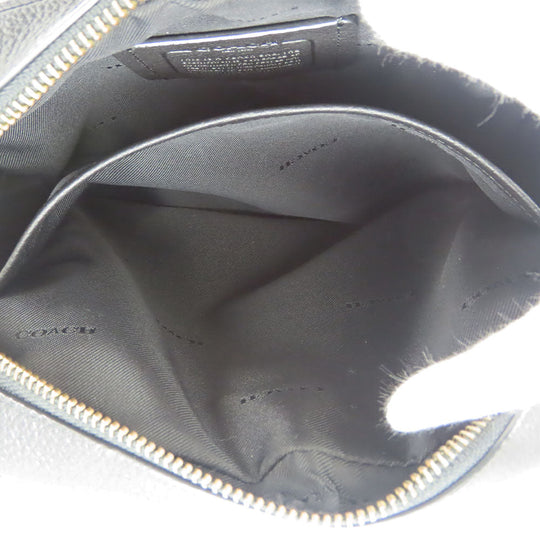 COACH Shoulder Bag 72331 leather black mens Used Authentic