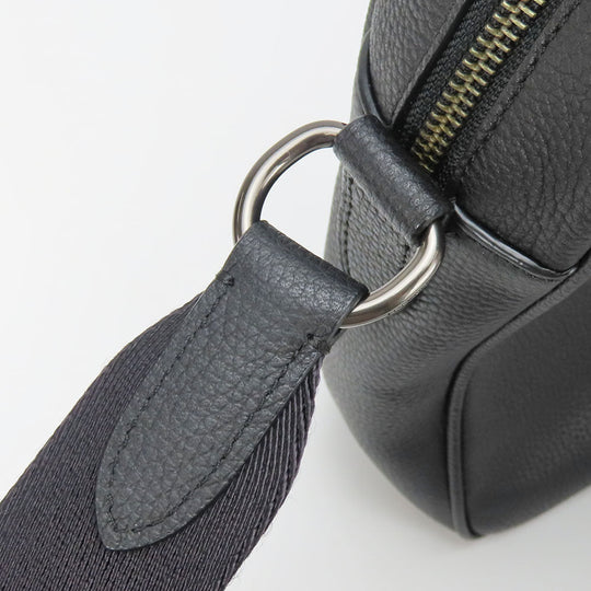 COACH Shoulder Bag 72331 leather black mens Used Authentic