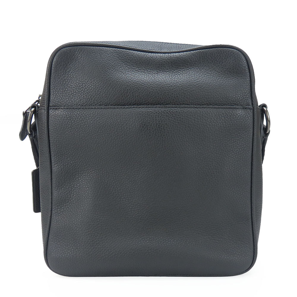 COACH Shoulder Bag 72331 leather black mens Used Authentic