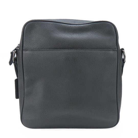 COACH Shoulder Bag 72331 leather black mens Used Authentic