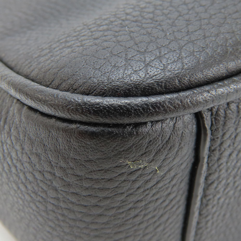 COACH Shoulder Bag 72331 leather black mens Used Authentic