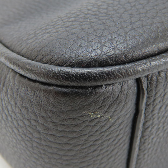 COACH Shoulder Bag 72331 leather black mens Used Authentic