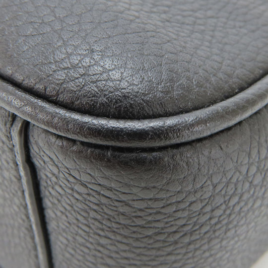 COACH Shoulder Bag 72331 leather black mens Used Authentic