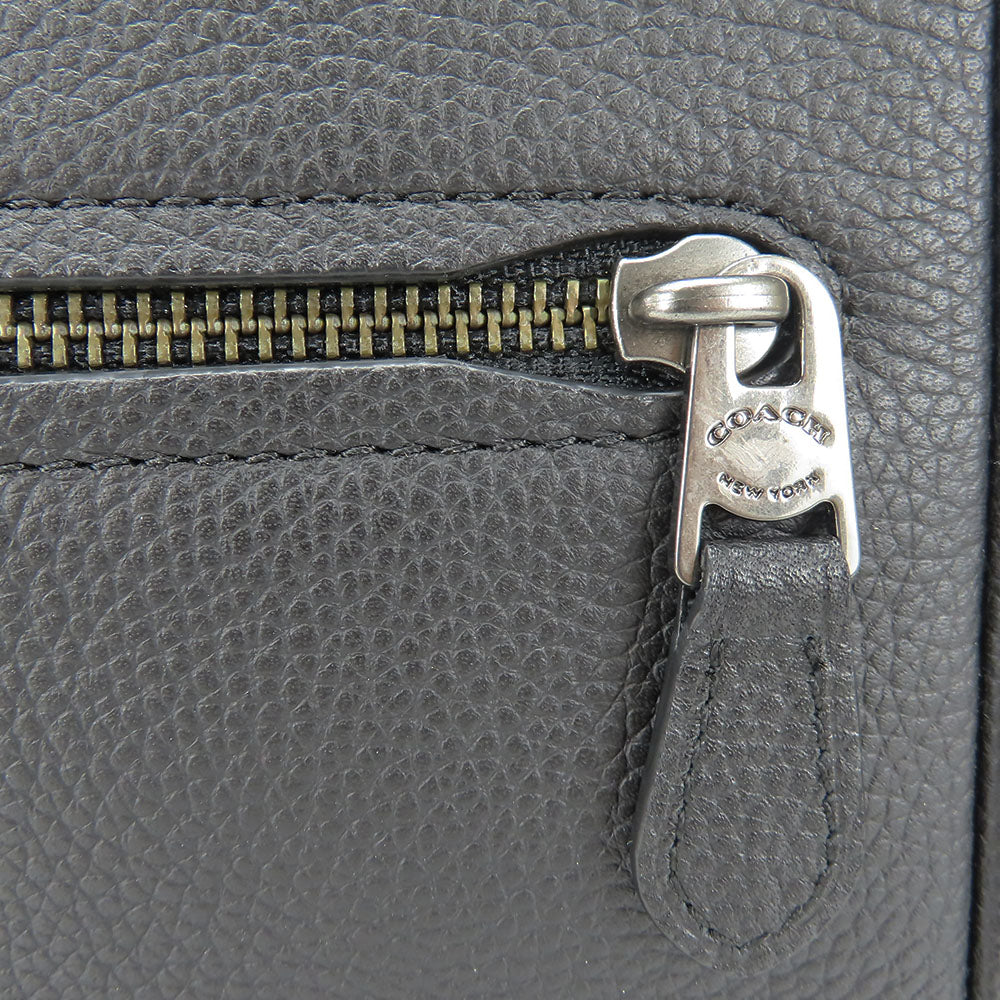 COACH Shoulder Bag 72331 leather black mens Used Authentic