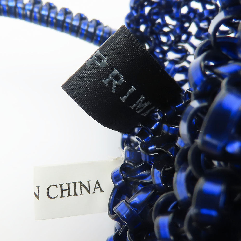 ANTEPRIMA Handbag PVC blue Wire bag Women Used Authentic