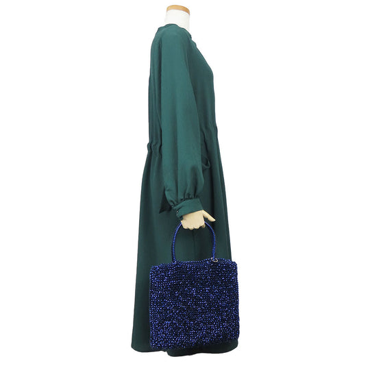 ANTEPRIMA Handbag PVC blue Wire bag Women Used Authentic