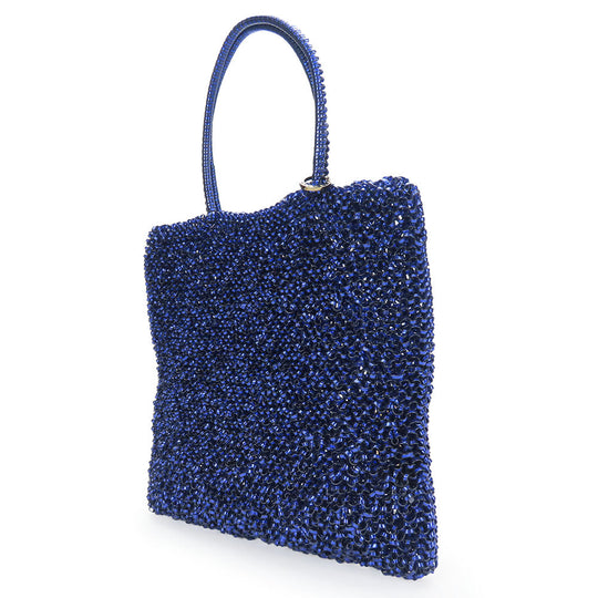 ANTEPRIMA Handbag PVC blue Wire bag Women Used Authentic