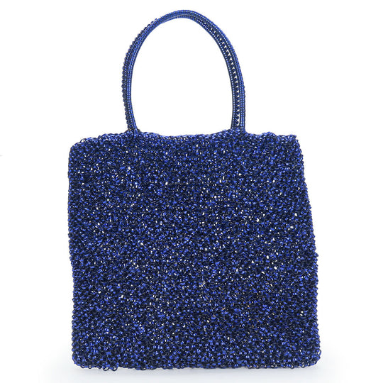 ANTEPRIMA Handbag PVC blue Wire bag Women Used Authentic