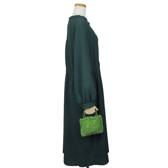 ANTEPRIMA Handbag PVC green Wire bag Women Used Authentic