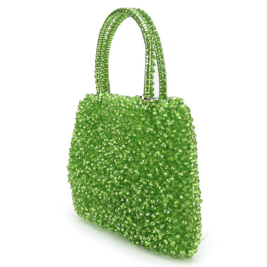ANTEPRIMA Handbag PVC green Wire bag Women Used Authentic