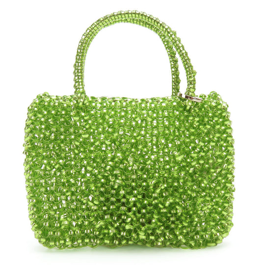 ANTEPRIMA Handbag PVC green Wire bag Women Used Authentic