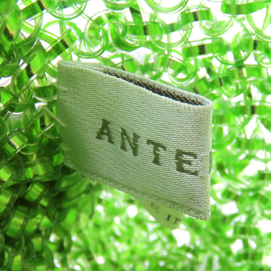 ANTEPRIMA Handbag PVC green Wire bag Women Used Authentic