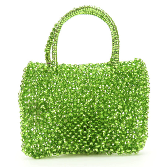 ANTEPRIMA Handbag PVC green Wire bag Women Used Authentic