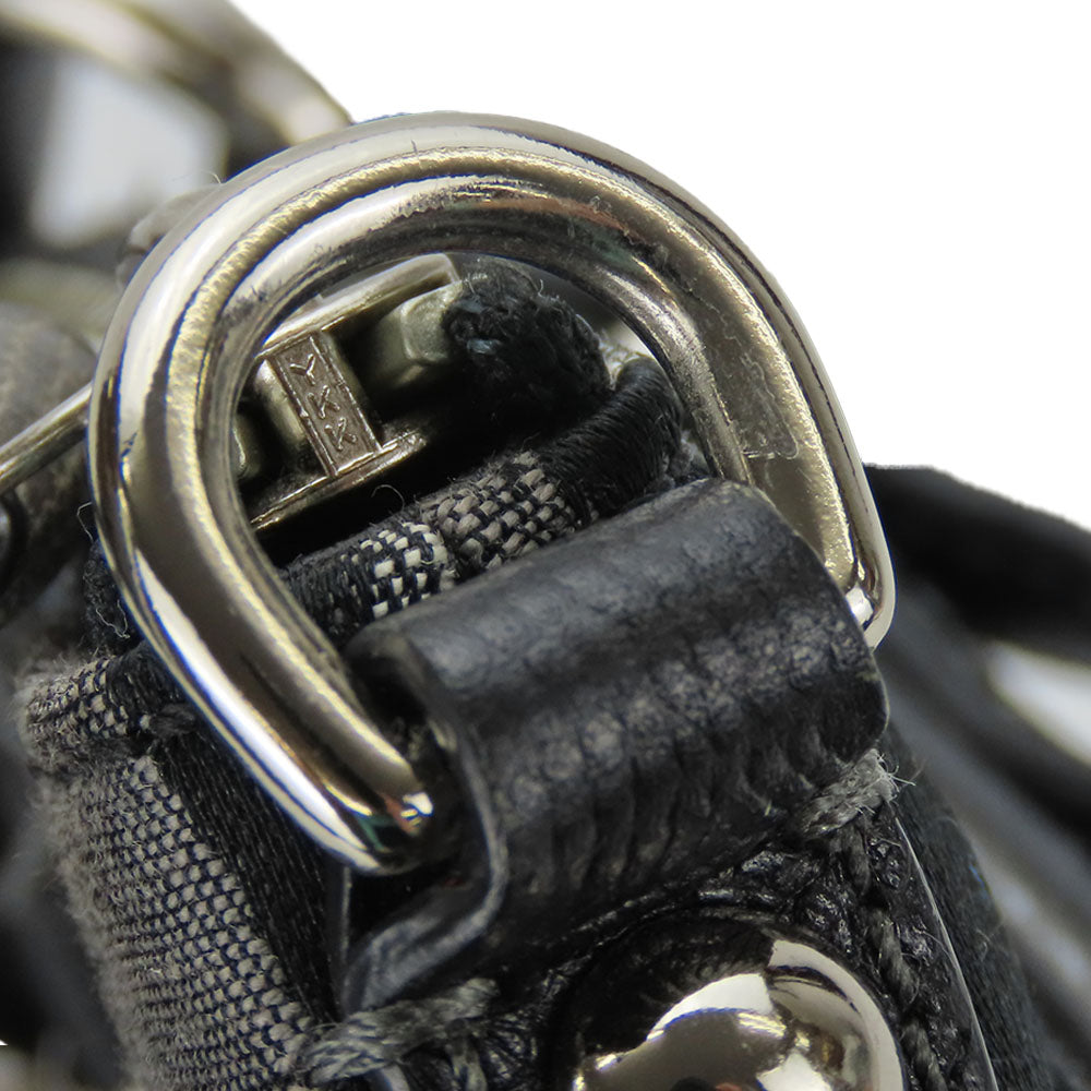 COACH Handbag 16901 canvas black Op art