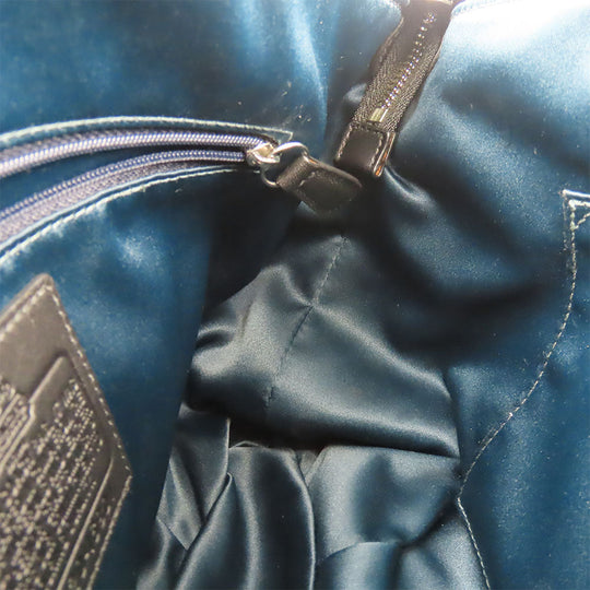 COACH Handbag 16901 canvas black Op art