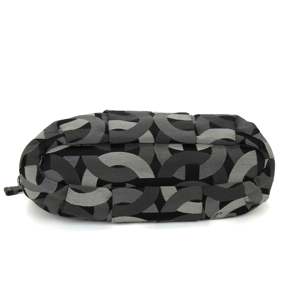 COACH Handbag 16901 canvas black Op art
