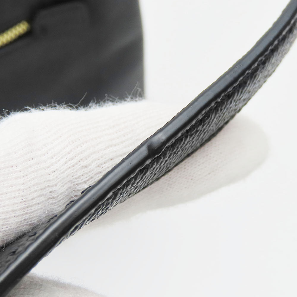 COACH Shoulder Bag C1556 leather black Women Used Authentic