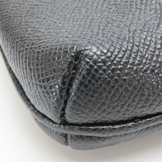 COACH Shoulder Bag C1556 leather black Women Used Authentic