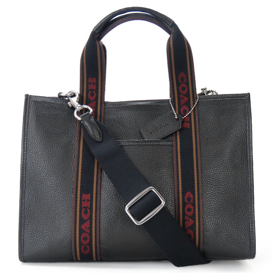 COACH Tote Bag CM067 leather black Women Used Authentic