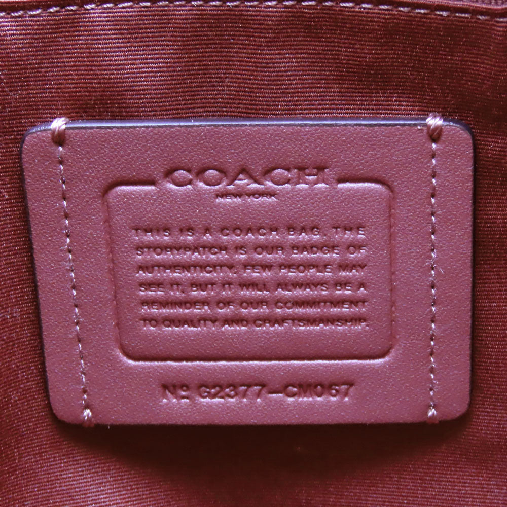 COACH Tote Bag CM067 leather black Women Used Authentic